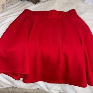 Red skirt from spirit Halloween